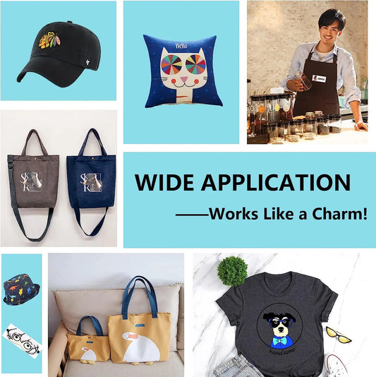 Cricut-kompatibel: Sublimationsfolie für dunkle Stoffe – 30 x 152 cm – Glänzend oder Matt – Waschbeständig & langlebig