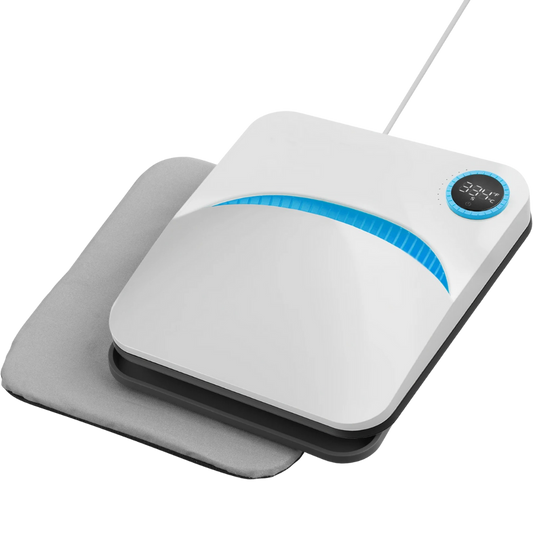 Cricut-Material geprüft und kompatibel: 30 x 25 cm Heat Press – Sublimations- & Transferpresse (Blau)